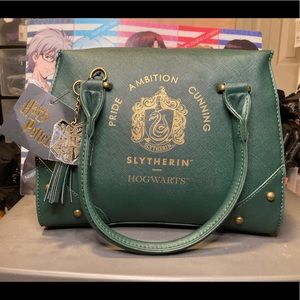 Harry Potter Purse Designer Handbag Slytherin Womens Top Handle Shoulder S
